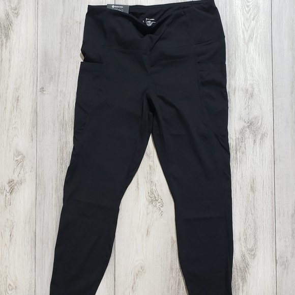 Member's Mark Women's Everyday Moto High Rise Ankle Legging Black - Picture 1 of 3